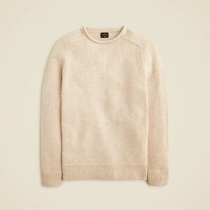 J. Crew Men's Crewneck Sweater in Light Taupe